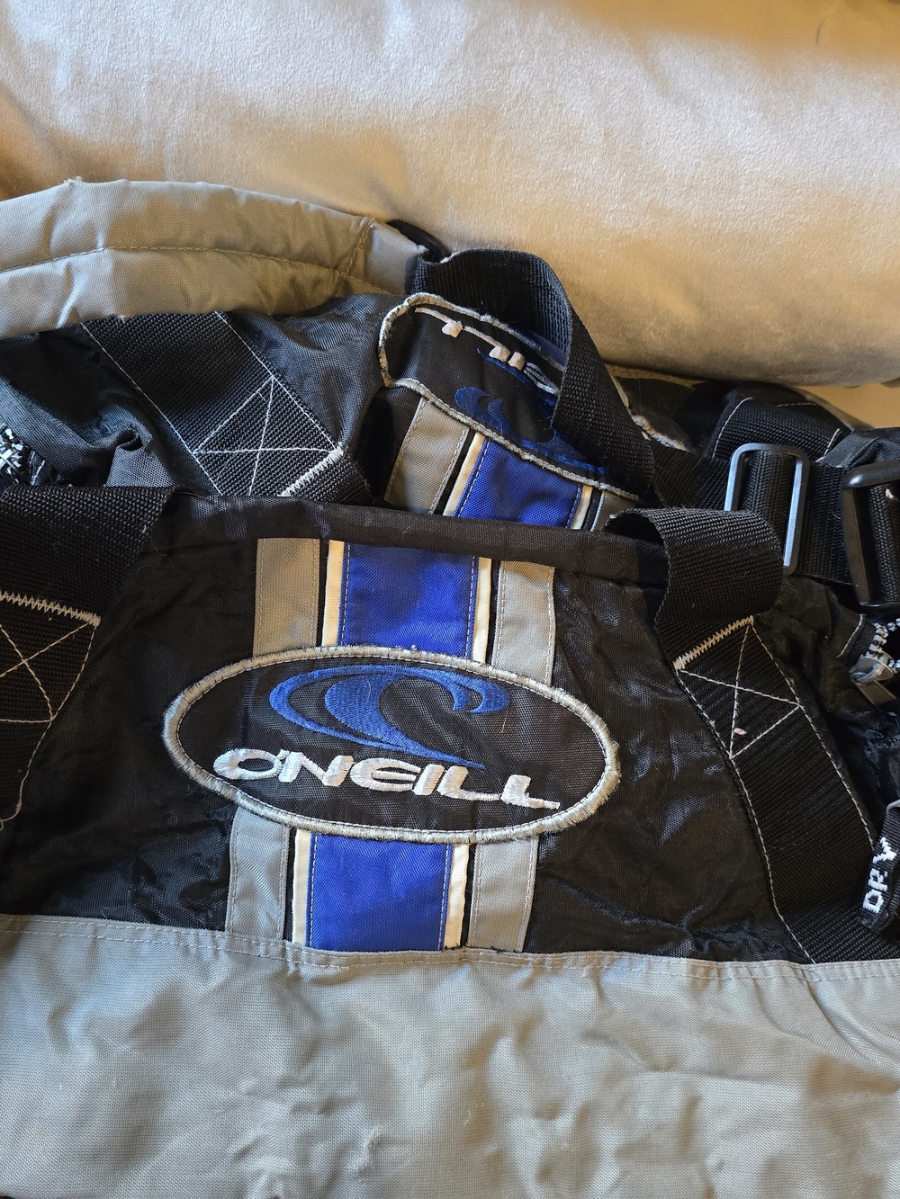 O'Neill Vintage, Rare Black & Blue Duffel Bag